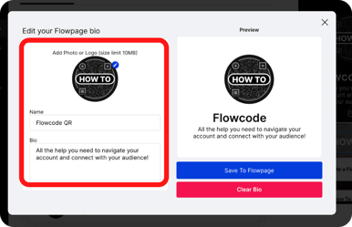 Create a Flowpage Step 2